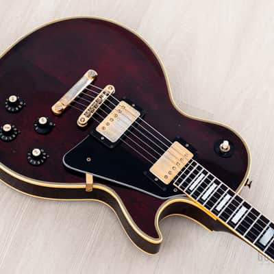 1976 Greco EG1000 Custom Wine Red, 100% Original w/ Maxon U-3000, Case image 8
