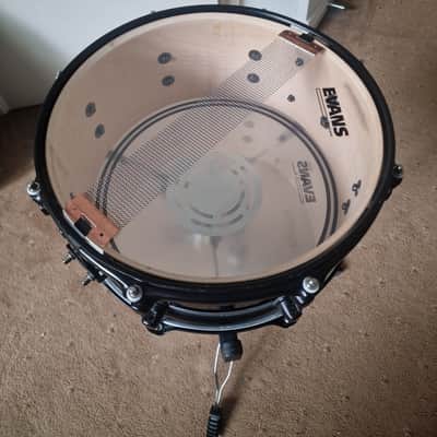 Mapex MPX Maple 13"x6" Snare Drum - Transparent Midnight Black image 3