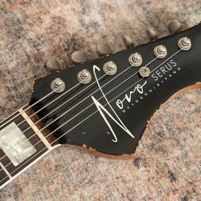 Novo Serus J - Bull Black Over '64 3-Tone Sunburst w/ Lollar Firebird Pickups image 19