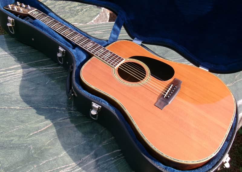 1979 Yairi YW800 B. Rosewood Jacaranda Japan Vintage - Natural+Vintage Martin Replica Hard Case by Tokai image 1