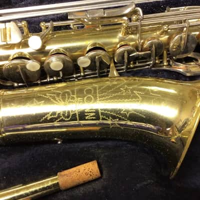 VINTAGE CONN SHOOTING STARS ALTO SAXOPHONE mid 76s - LACQUERED w/CASE image 6