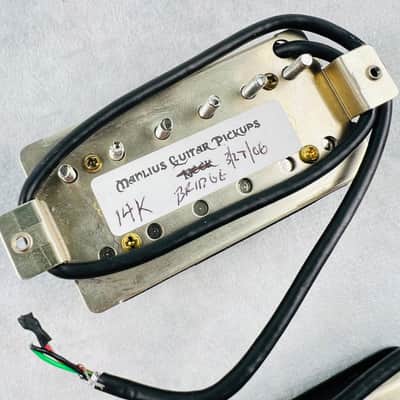 Manlius Humbucker Pickup Set 53mm 2006 - Zebra image 3