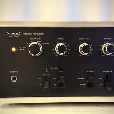 πΆβ¨ Sansui AU-7500 Vintage Integrated Amplifier β Serviced / Cleaned, Bench Tested, 100V JDM image 3