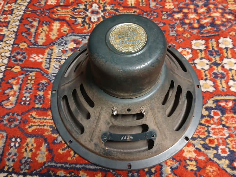 1955 Jensen P12Q 12" 40 Watt 8 Ohm Speaker Original Cone Rare image 1