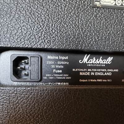 Marshall C5-01 Class 5 5-Watt 1x10" Guitar Combo 2009 - 2012 - Black image 6