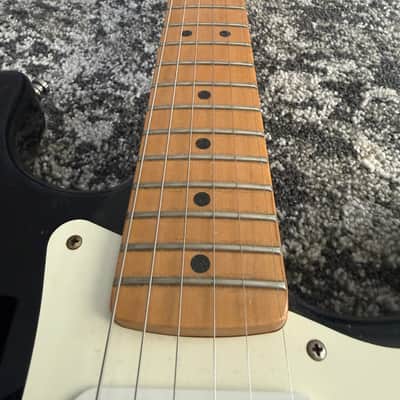 Fender Jimmie Vaughan Tex Mex Stratocaster 1996 Vintage MIM Black Strat Guitar image 7