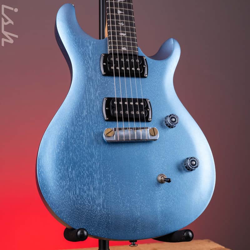 PRS SE CE 24 Standard Stoptail Satin Ice Blue Metallic image 1