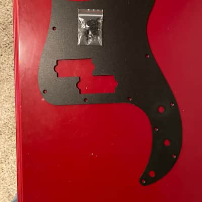 Fender Precision Pickguard Precision 2001 - Black Aluminum - Matte image 1
