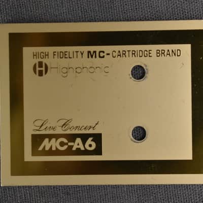 Highphonic MC-A6 High Fidelity MC Cartridge W/ Box In Excellent Condition image 14
