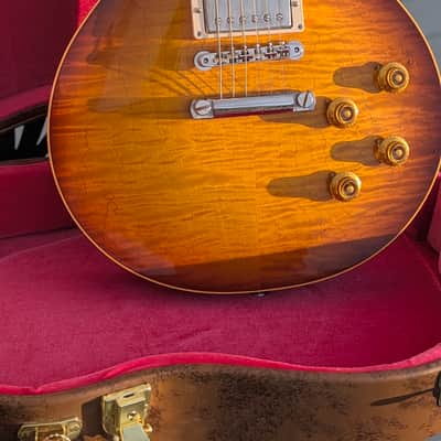 2025 Gibson Custom Shop PSL  '59 Les Paul Reissue - LPR9 - Ice Tea - No Pickguard image 20