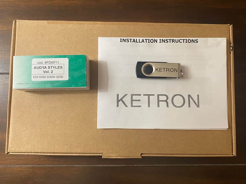 KETRON Pendrive USB Stick Audia Styles Vol. 2 ( for SD9,SD90,SD60,SD60K) image 1