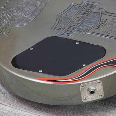 One Of A Kind! Gibson Les Paul Custom Harley Davidson in Silver image 10