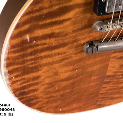 Gibson Custom Shop Heavy Aged 1959 Les Paul Electric Guitar with Hardshell Case - Sunrise Tiger w/OHSC (CUS24481) image 3