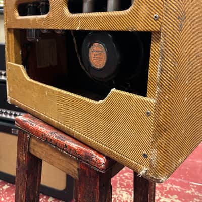 1955 Fender Tremolux 5E9 Narrow Panel Tweed image 13