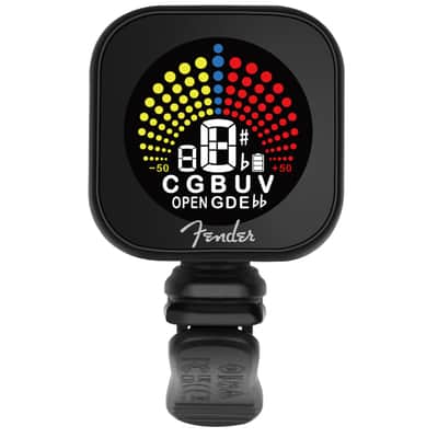 Fender Flash 2.0 Rechargeable Clip-On Tuner - Black image 1
