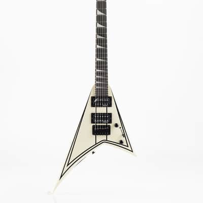 Jackson JS1XM Randy Rhoads Minion Electric Guitar - White with Black Stripes image 2