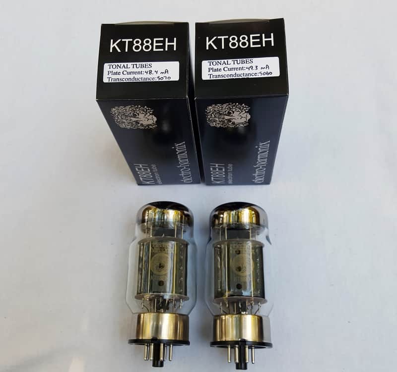 New 2x Electro Harmonix KT88 | Matched Pair / Duet | Power Tubes | Free Ship image 1