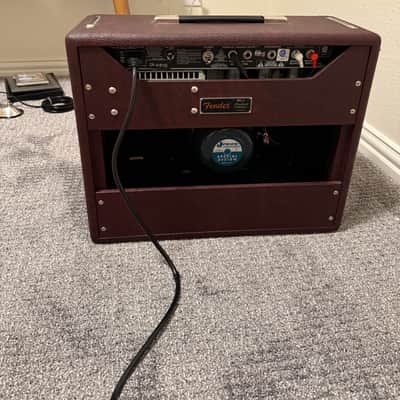 Fender '65 Princeton Reverb Reissue "Bordeaux Reserve" FSR Limited Edition 12-Watt 1x12" Guitar Combo 2010s - Wine Red / Wheat image 6
