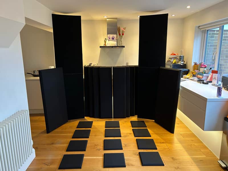 Primacoustic London 12 Kit & GIK Tri-trap Bass Traps ( Black ) - Acoustic treatment image 1