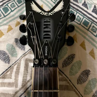 Dean Dime Shadow ML 2010 w/Dimebucker Pickup Set- Black image 2