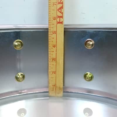 Yamaha SD245 14x5.5"Snare Drum Steel Shell Chrome Triple-Flange Rim 8Lug PLY1187 image 12