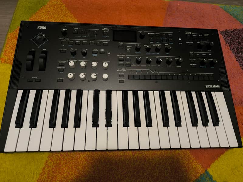 Korg Wavestate 37-Key Wave Sequencing Synthesizer 2020 - 2023 - Black image 1