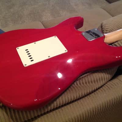 Squier by Fender Standard 24yrs. in age uncommonly rare Mint Condition Full Thickness 1.75in. 1 3/4ers Stratocaster image 4