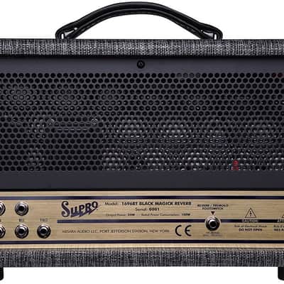 Supro 1696RTH Black Magick Reverb Head, Free Shipping, Demo Video image 6