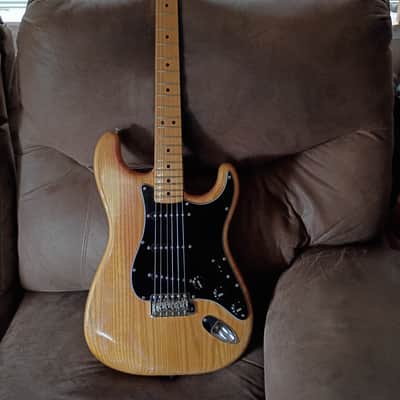 Fender Stratocaster 1979 Natural Finish American USA Vintage 70s Strat Guitar with Lindy Fralin pickups plus original Fender pickups image 4