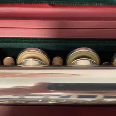 Pearl 665 Coda Flute - 10k gold lip, C# trill, new case and cover image 6