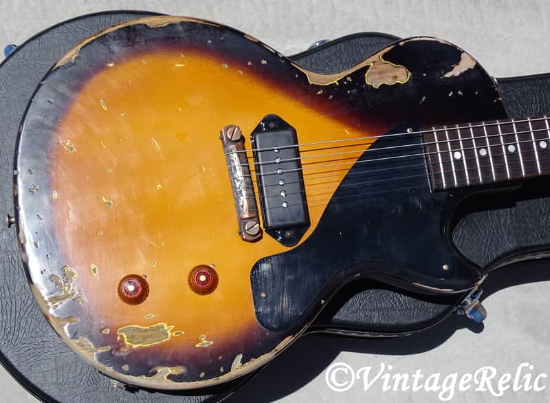 aged RELIC 2022 Gibson Les Paul Junior Jr 1956 style nitro refin