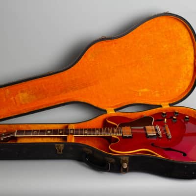Gibson ES-335TDC Semi-Hollow Body Electric Guitar (1964), ser. #70716, original black hard shell case. image 10