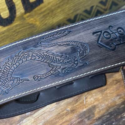Blue Bell Straps ZOZO 73 ARTISAN Custom Shop for UNIQUE Al’s Music Factory FADED BROWN image 7