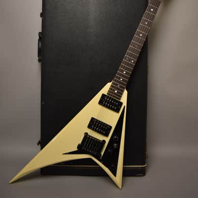 1984 Jackson RR1 Randy Rhoads Student Model Ivory White w/OHSC image 1