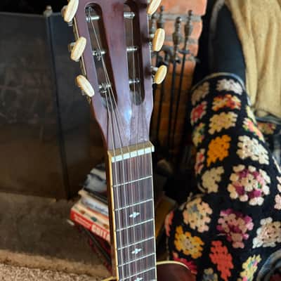 Rogue Classic Spider Resonator Sunburst Squareneck image 4