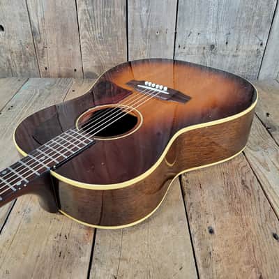 Gibson  LG-1 1965 with Transitional 1 5/8" Nut & Replaced Bridge Original Case - Natural image 10