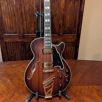 D'Angelico Deluxe SS - Satin Brown Burst 2023 image 3