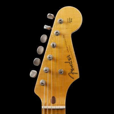 Fender '55 Stratocaster Heavy Relic MN - Sunburst image 5