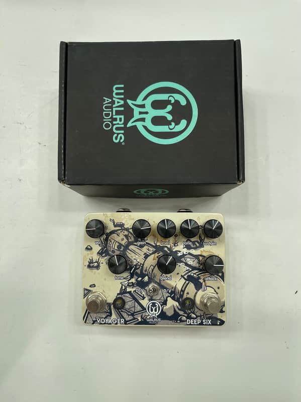 Walrus Audio Voyager / Deep Six Combo Rare Limited Edition Guitar Effect Pedal image 1