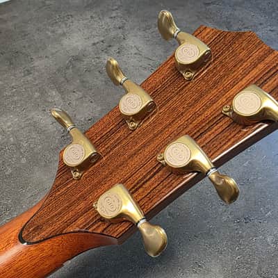 Taylor GS Custom Shop Grand Symphony 1 of 1 Tree Inlay Flame Hawaiian KOA and Hand Select Rosewood Masterbuilt Master Built Presentation American BTO Built-to-Order USA Acoustic-Electric Guitar image 7