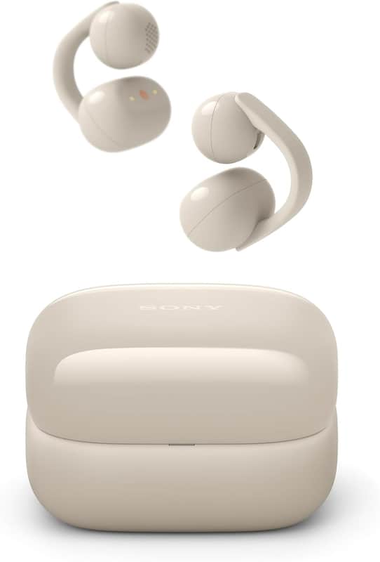 Sony LinkBuds Clip Open-Ear Truly Wireless Earbuds - Greige WFLC900/C image 1