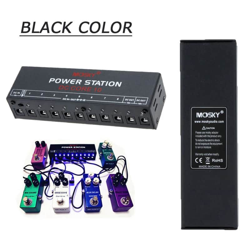 New Mosky Audio 10 Outputs Guitar Effect Pedal Power Supply Station for 9V 12V 18V image 1