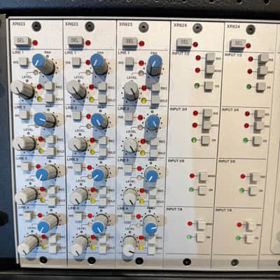 Solid State Logic X-Rack 28 Channel Summing Mixer + Stereo Bus Compressor & custom Mogami breakout cables image 3