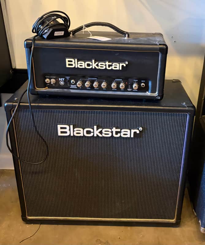 Blackstar HT-5H 5-Watt Guitar Head with matching 112 image 1