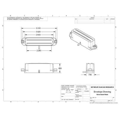 SCR 1N Cool Rails Neck Black Seymour Duncan image 6