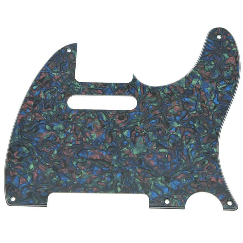 *NEW Abalone Pearl Telecaster PICKGUARD for Fender USA Vintage Tele 3 Ply 5 Hole image 1