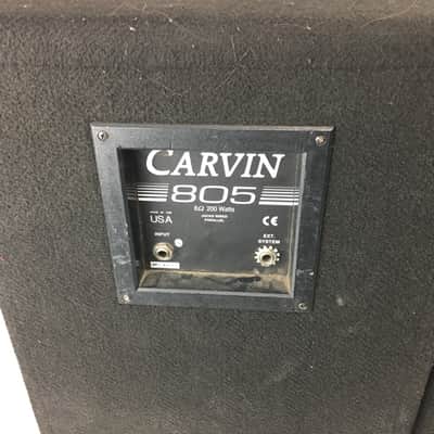 Carvin 805 Guitar amp PA Cabinet Speakers 200 Watts 8oms image 8