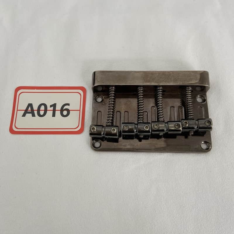 Black Nickel 4 String Bass Bridge image 1