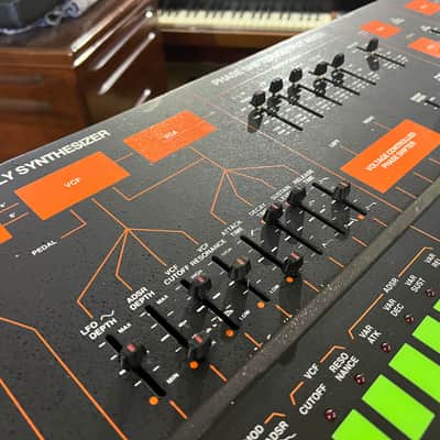 ARP Quadra Polyphonic Analog Synthesizer 1978 - 1981 - Black / Orange image 13