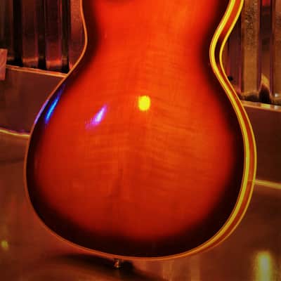 DEFIL MAMBO Bass 1968 Vintage Acoustic Electric like Hofner. By the Artist El Daga. One of a kind. image 21